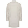 Yohji Yamamoto White Double Layered Mandarin Collar Shirt - Men's Designer Shirt