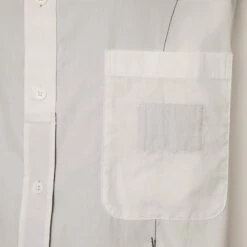 Yohji Yamamoto Deconstructed Colour-Block Shirt in White and Black | Men's Designer Shirts 5 Yohji Yamamoto Deconstructed Colour-Block Shirt in White and Black | Men's Designer Shirts -Hervia Shop hervia.com hj b70 515 m wht blk decorated stb col. white 1697532202HJ B70 515 1 04 2