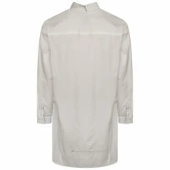 Yohji Yamamoto Men's Colour Block Shirt with Double Collar - White & Black