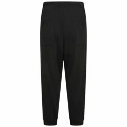 Yohji Yamamoto Kids Fleece Ribbed Hem Pants - Black