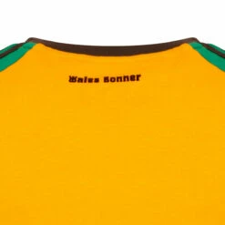 Adidas X Wales Bonner Gold Short Sleeve T-Shirt - Men's Designer Casual Tee -Hervia Shop hervia.com ij8353 wb s s tee collegiate gold 1686219965IJ8353 1