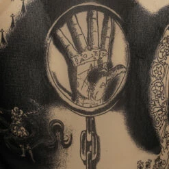 Jean Paul Gaultier Long Sleeve Tattoo Print Dress In Nude | Designer Women's Dress -Hervia Shop hervia.com jean paul gaultier 23 15 f ro075 t539 6359 long sleeves crew neck long dress col. nude navy long sleeve tattoo print dress 1696940017 2AJ5600