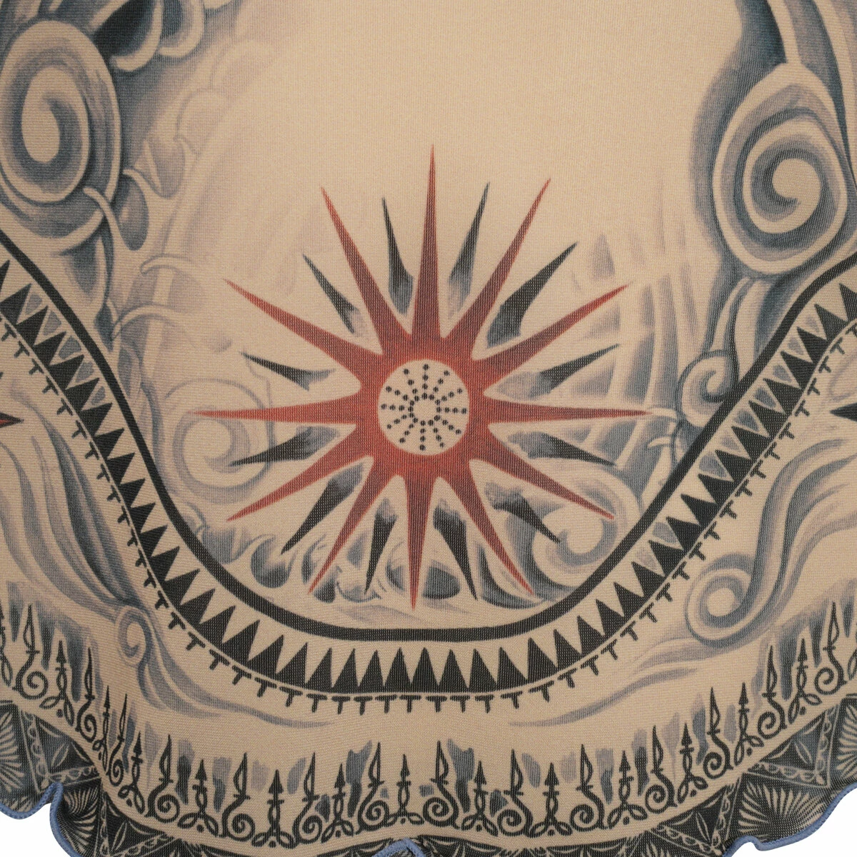 Jean Paul Gaultier The High Neck Tattoo Print Sheer Top In Nude - Kids Fashion 3 Jean Paul Gaultier The High Neck Tattoo Print Sheer Top In Nude - Kids Fashion - Image 3