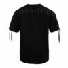 Jean Paul Gaultier Oversized Laced T-Shirt In Black - Men's Designer T-Shirts