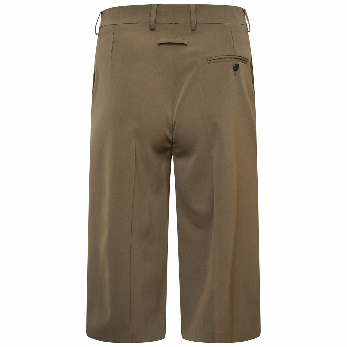 Jean Paul Gaultier The Suit Bermuda Shorts In Khaki - Men's Designer Shorts 1 Jean Paul Gaultier The Suit Bermuda Shorts In Khaki - Men's Designer Shorts