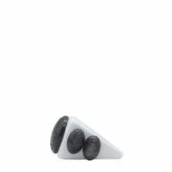 Jean Paul Gaultier X La Manso The Casablanca Square Ring In Black / White for Kids