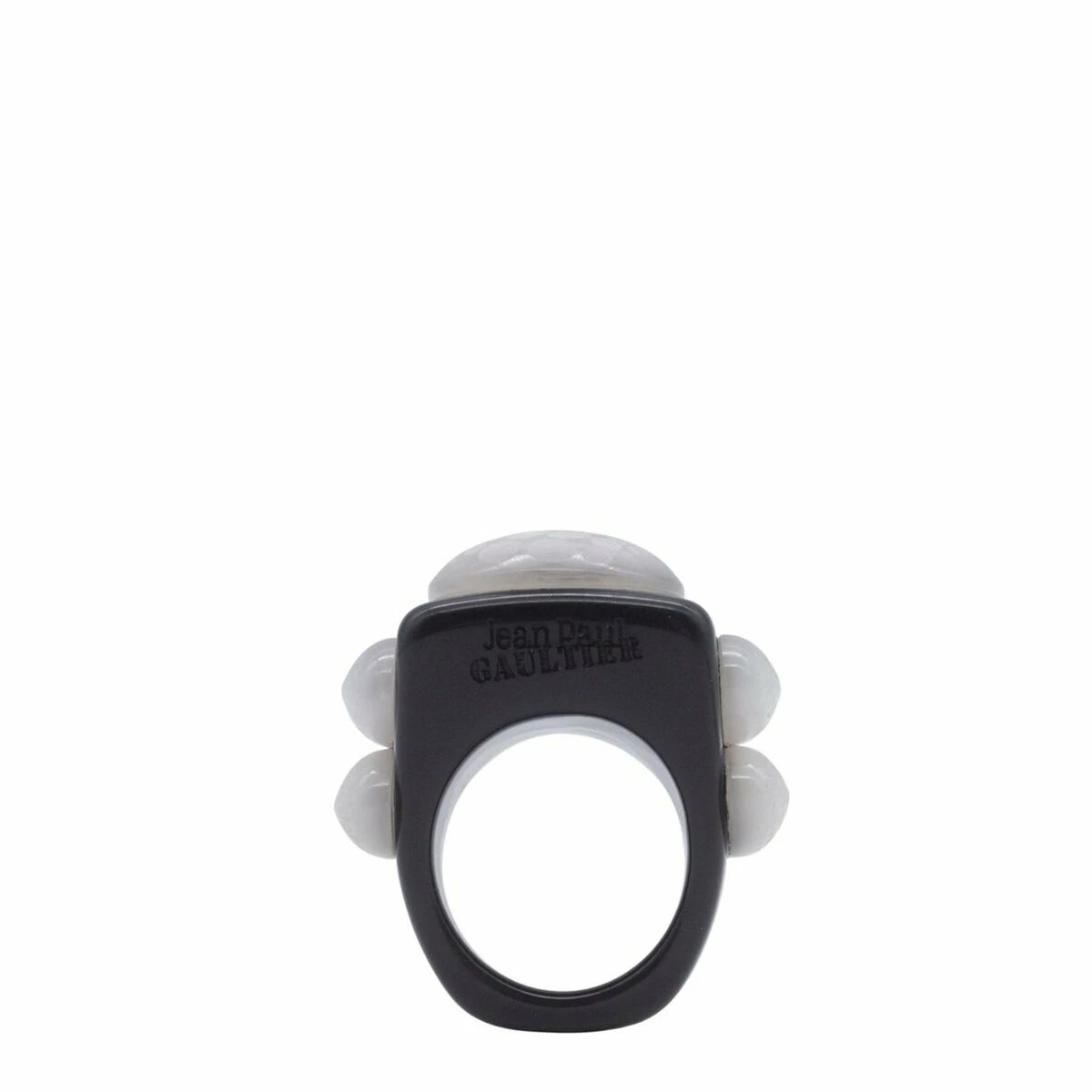 Jean Paul Gaultier X La Manso The I Wear Bikini Square Ring In Black / White - Kids Accessories 3 Jean Paul Gaultier X La Manso The I Wear Bikini Square Ring In Black / White - Kids Accessories - Image 3