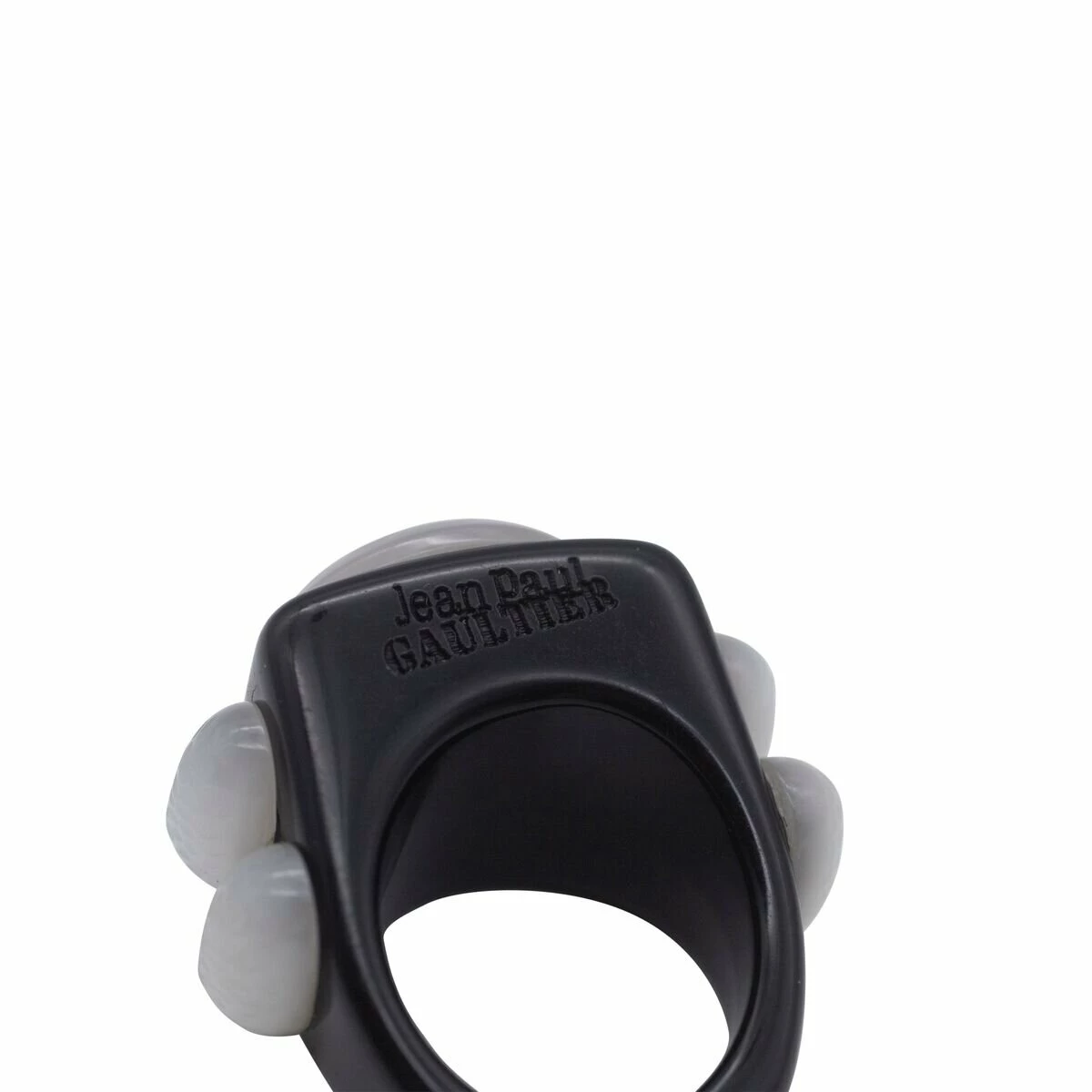 Jean Paul Gaultier X La Manso The I Wear Bikini Square Ring In Black / White - Kids Accessories 4 Jean Paul Gaultier X La Manso The I Wear Bikini Square Ring In Black / White - Kids Accessories - Image 4