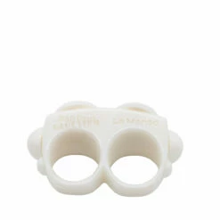 Jean Paul Gaultier X La Manso The Marfil Siames Ring In White - Exclusive Kids' Accessory -Hervia Shop hervia.com jean paul gaultier x la manso the marfil siames ring 1669307255back of white double jpg ring