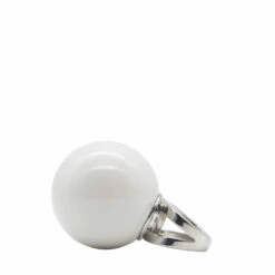Jean Paul Gaultier X La Manso The Yabur Big Ball Candy Ring In White - Kids' Fashion Accessory