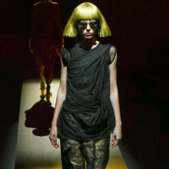 Junya Watanabe Ruched Detailed Top In Black | Kids Fashion