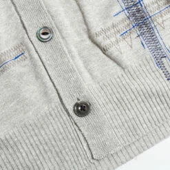 Junya Watanabe MAN Stitch Detail Linen Cardigan In Grey - Kids' Stylish & Comfortable Wear -Hervia Shop hervia.com junya watanabe comme des gar ons man stitch detail linen cardigan 162133053724066 0000 Layer 183