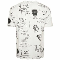 Junya Watanabe MAN Basquiat Graphics Short-Sleeved T-Shirt - White/Black | Men's Graphic Tee