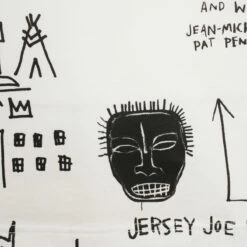 Junya Watanabe MAN Basquiat Graphics Short-Sleeved T-Shirt - White/Black | Men's Graphic Tee -Hervia Shop hervia.com junya watanabe man basquiat graphics short sleeved t shirt 1681814885 2AJ6844