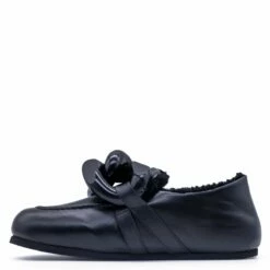 JW Anderson Chain Loafer Shearling Mules In Black - Kids' Luxury Footwear 6 JW Anderson Chain Loafer Shearling Mules In Black - Kids' Luxury Footwear -Hervia Shop hervia.com jw anderson chain loafer shearling mules 16675523491l dtiHA
