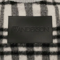 JW Anderson Check Bomber Jacket - White/Black | Designer Women's Jacket -Hervia Shop hervia.com jw anderson co0274 bomber jacket col. white black 1696504601 2AJ5363