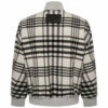 JW Anderson Check Bomber Jacket - White/Black | Designer Women's Jacket