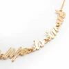 JW Anderson Gold-Tone Oscar Wilde Oversize Necklace in Gold | Kids' Fashion Accessory