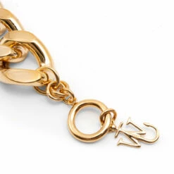 JW Anderson Gold-Tone Oversized Chain Necklace for Kids - Stylish & Trendy
