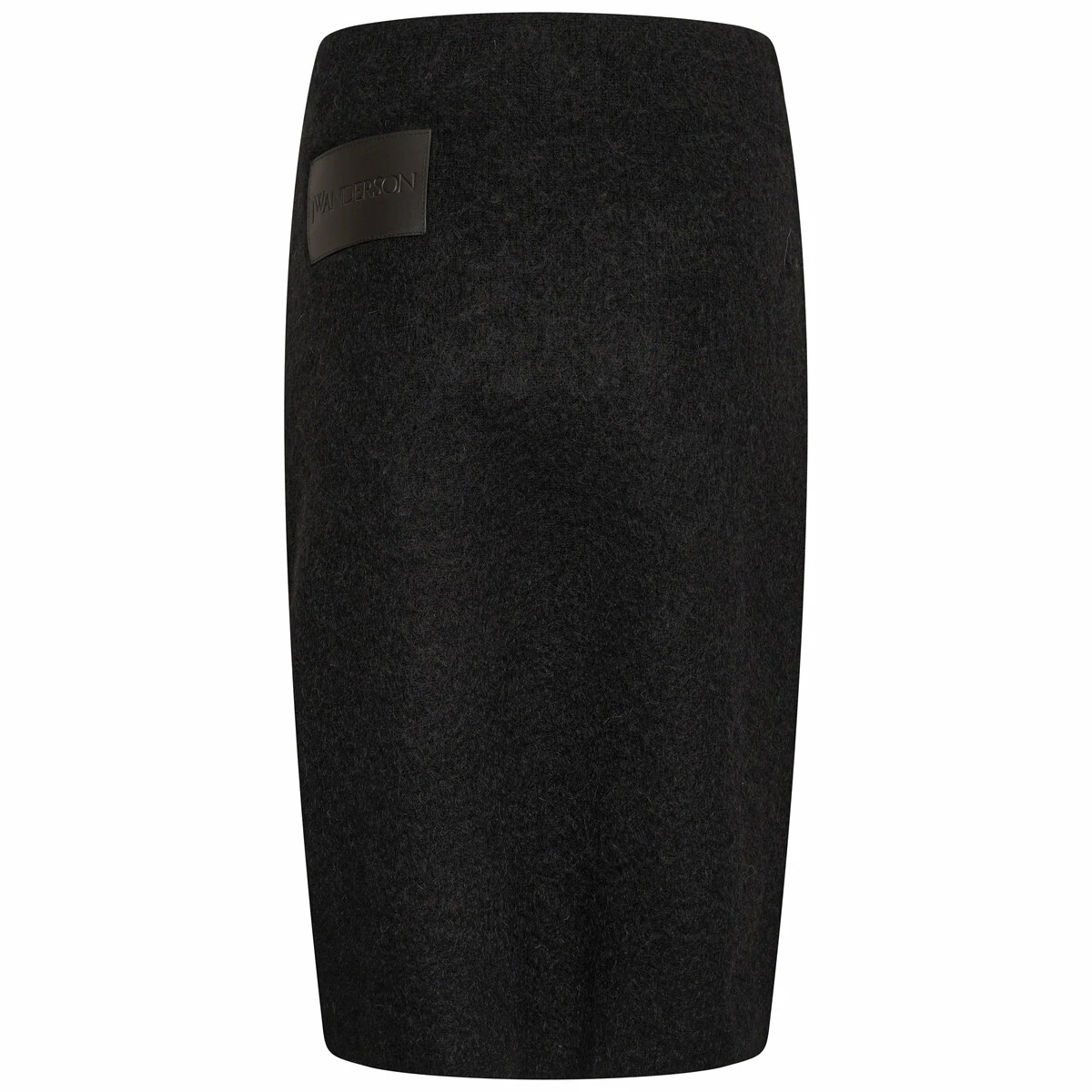 JW Anderson Black Mohair Slit Pencil Skirt - Women's Designer Knitwear 1 JW Anderson Black Mohair Slit Pencil Skirt - Women's Designer Knitwear