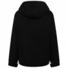 JW Anderson Anchor Logo Hoodie in Black/White | Women's Designer Cardigans & Knitwear