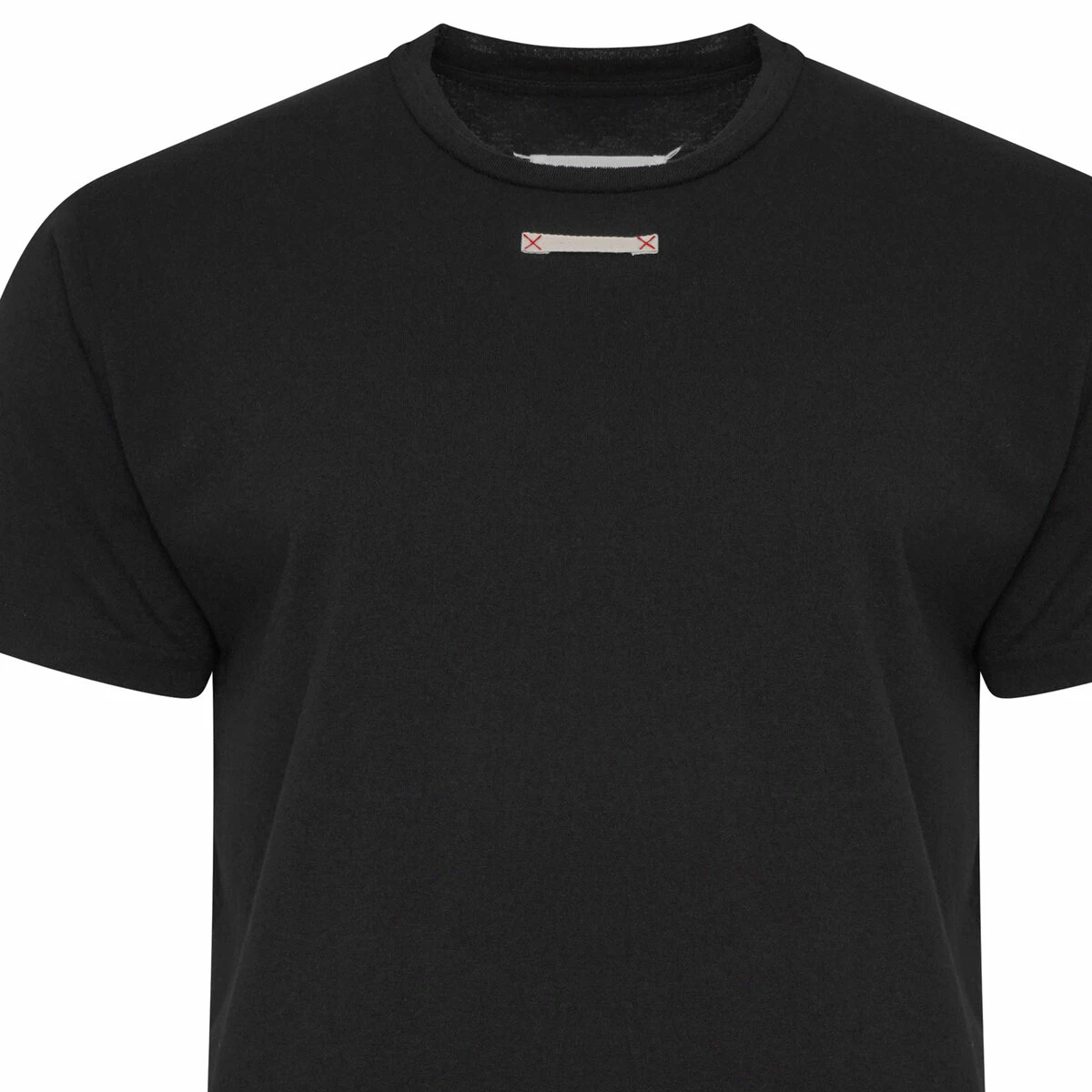 Maison Margiela Logo-Patch T-Shirt In Black | Premium Men's T-Shirt | High-Quality Cotton 2 Maison Margiela Logo-Patch T-Shirt In Black | Premium Men's T-Shirt | High-Quality Cotton - Image 2