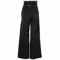 MM6 Maison Margiela High-Waisted Embellishment Trousers In Black - Stylish Kids' Fashion
