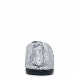 Maison Margiela Cracked Leather Moccasin Shoe In Silver - Men's Designer Loafers -Hervia Shop hervia.com maison margiela moccasin shoe 1657889833IMG 3379