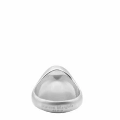 Maison Margiela Oval Chevalier Ring In Silver | Kids' Luxury Accessories -Hervia Shop hervia.com maison margiela oval chevalier ring 1664895171ringg2