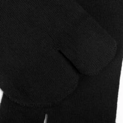 Maison Margiela Tabi Bootleg Socks In Black - Kids' Fashion Socks