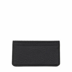 Maison Margiela Fold Over Snap Wallet In Black - Stylish Kids' Accessory