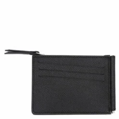 Maison Margiela Money Clip Wallet In Black | Premium Leather Wallet for Kids
