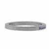 Maison Margiela Skinny Logo Ring In Silver - Stylish Kids' Accessory