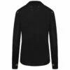 Maison Margiela Black Wool Funnel Neck Pullover - Women's Designer Knitwear