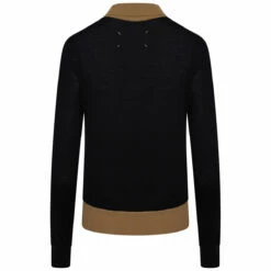 Maison Margiela Kids' Navy Wool Polo Shirt - Premium Comfort & Style