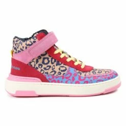 Marc Jacobs Kids Hip Hop Museum High-Top Leopard Sneakers in Multi - Stylish & Comfortable Footwear
