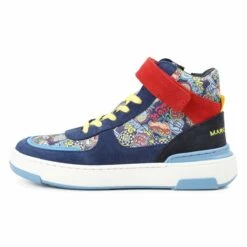 Marc Jacobs Kids High Top Comic Sneakers In Navy - Stylish & Comfortable Footwear