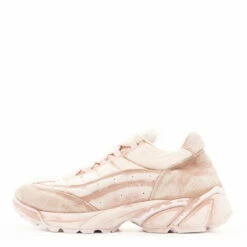 MM6 Maison Margiela Distressed Effect Low-Top Sneakers in Off White - Men's Casual Footwear