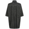 MM6 Maison Margiela Jumbo Striped Shirt In Black | Men's Designer Shirts