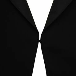 MM6 Maison Margiela Tailored Padded-Shoulder Blazer In Black | Women's Jackets & Coats -Hervia Shop hervia.com mm6 maison margiela tailored padded shoulder blazer 1649322406DSC03523