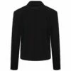 MM6 Maison Margiela Tailored Padded-Shoulder Blazer In Black | Women's Jackets & Coats