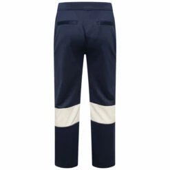 Wales Bonner Kola Straight-Leg Jersey Track Pants - White / Navy | Men's Designer Sweatshirts & Hoodies