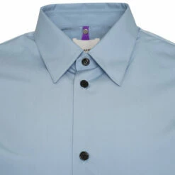 OAMC Mark Shirt In Celeste - Men's Designer Shirt