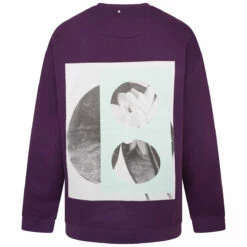 OAMC Debonair Crewneck Sweatshirt In Purple - Kids