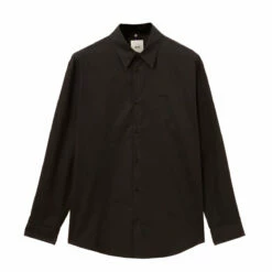 OAMC Printed Mark Classic Shirt In Black - Men's Designer Shirts