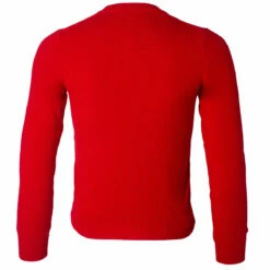 Comme des Garçons PLAY Twin Heart Logo Cardigan in Red | Women's Designer Cardigan