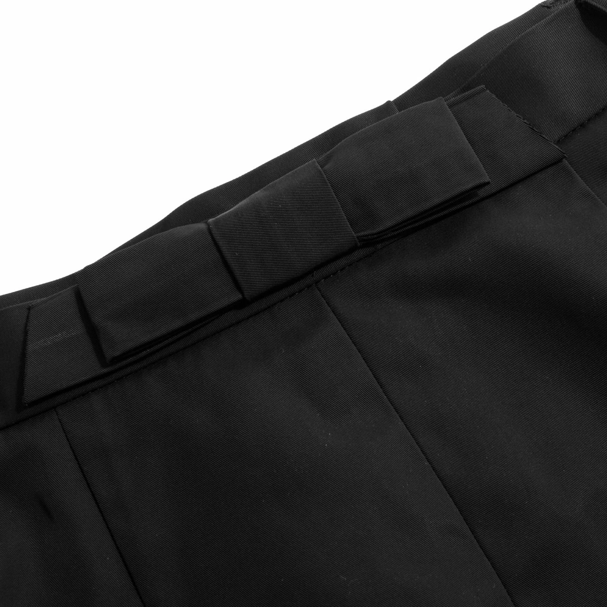 Raf Simons Black Button Front Bow Detail Pencil Skirt - Women's Designer Skirts 3 Raf Simons Black Button Front Bow Detail Pencil Skirt - Women's Designer Skirts - Image 3