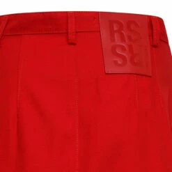 Raf Simons Red Buttoned Denim Skirt - Women's Designer Skirt -Hervia Shop hervia.com raf simons buttoned denim skirt 1658829326DSC02595 copy