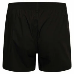 Raf Simons Printed Boxer Shorts with Woven Label | Black Designer Shorts for Men