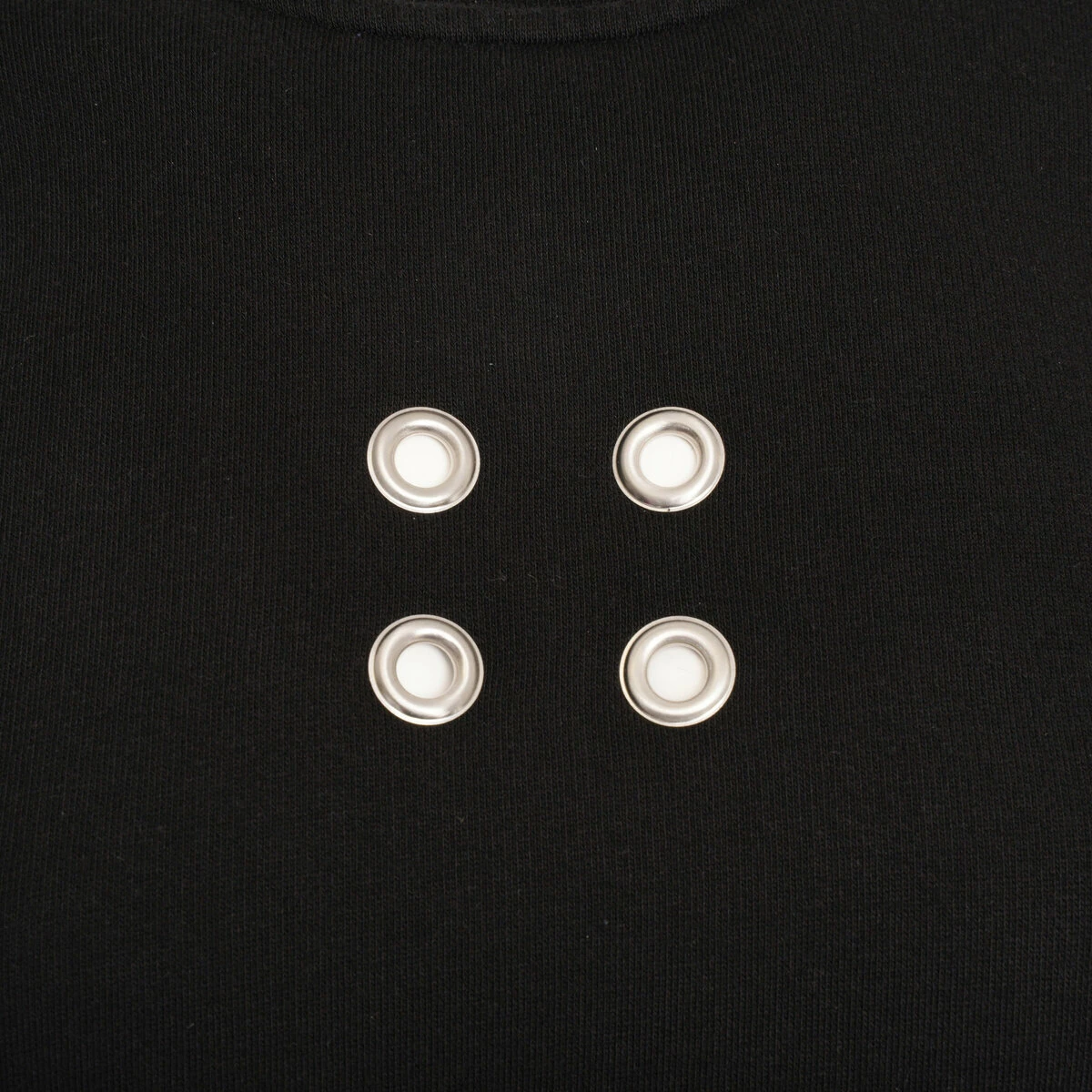 Rick Owens DRKSHDW Cropped Gimp Sweatshirt in Black | Kids' Fashion 2 Rick Owens DRKSHDW Cropped Gimp Sweatshirt in Black | Kids' Fashion - Image 2